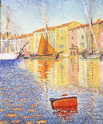 Paul Signac The Red Buoy oil painting picture